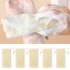 Mesh Soap Pouches Soft Multi Layers Foam Net Soap Drawstring Holder Bags for Bathroom Beige 5pcs Durable PE Material Creates Rich Bubbles Perfect for Face Soap Craft Soap view 3