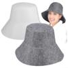2 Pack Sauna Hats Made of Felt Material Providing Heat Protection and Moisture Absorption for Steam Bath and Sauna Experience (C) view 2