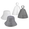 2 Pack Sauna Hats Made of Felt Material Providing Heat Protection and Moisture Absorption for Steam Bath and Sauna Experience (C) view 4