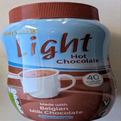 Dairyfine Light Hot Chocolate, 300g, Reduced Sugar