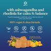 Ashwagandha Gummies for Mood Balance, Calm & Stress Relief, 60 Gummies - Citrus Orange Flavour with Ashwagandha High Strength Extract, Rhodiola & B Vitamins - 100% Vegan - Helps Mood, Focus & Stress view 3