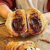 Mitram Premium Hazelnut Croissant Box Individually Wrapped Ready-to-EAT Pastries, Flaky Butter Croissants with Rich Nutty Filling view 1