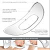 3-in-1 Stainless Steel Gua Sha Massage Tool Set, Muscle Scraper & IASTM Tools for Soft Tissue Mobilization, Myofascial Release, Body Skin Massage, Physical Therapy Sore Muscle Relief with Travel Pouch view 3