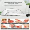 3-in-1 Stainless Steel Gua Sha Massage Tool Set, Muscle Scraper & IASTM Tools for Soft Tissue Mobilization, Myofascial Release, Body Skin Massage, Physical Therapy Sore Muscle Relief with Travel Pouch view 4