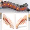 6 Cavity Full Body Relax Instrument, Lymphatic Drainage Air Compression Leg Massager, Compression Boots, for Circulation Arm Waist Wraps Foot Ankles Calf, Relax Muscle Pain Relief (6 Chambers Gra view 3