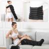 6-Cavity Lymphatic Drainage Massager, Full Body Massager, Electric Circulation Leg Arm Relax Instrument, Air Compression Boots, Pneumatic Leg Massager, Blood Circulation (Black 2 arms + 2 Legs + view 4