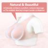 Funxzior Realistic Silicone Breastplate with Breathable U-Back Natural Teardrop Shape & Adjustable Filling Cotton/Gel 6 Sizes & 3 Skin Tones for Crossdressing Drag Cosplay (G Cup, Cotton, Ivory) view 3
