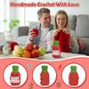 BVXFR Valentines Day Him Gifts for Boyfriend, Anniversary Men Gifts for Boyfriend from Girlfriend, Boyfriend's Romantic Birthday Gift Funny Handmade Crochet Hot Sauce Bottle view 4