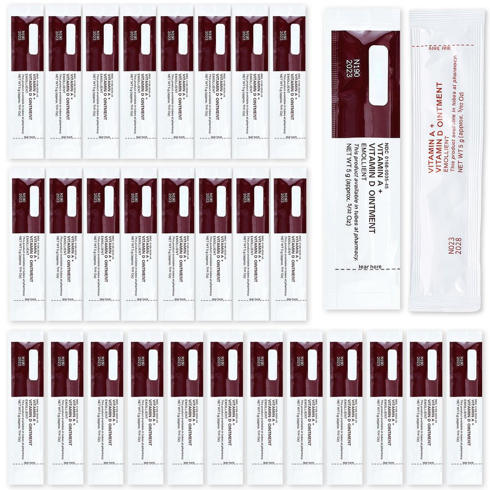 30PCS Tattoo Aftercare Cream - Vitamin A and D Ointment, Anti S/car Cream for Microblading and Tattoo Makeup Care Supplies