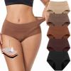 Veras Underwear Leak Proof Panties, Veras Undies Incontinence Panties, Washable & Reusable Three Layer Leakproof Underwearfor Women Over 60(Black,L) view 2