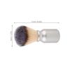 Anneome Ergonomic Travel Shaving Brush for Men Soft Synthetic Bristles for Sensitive Skin Quick Rich Foam Maker Hygienic Beard Care Tool for Wet Shaving and Face Exfoliation view 2
