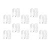 SHOWERORO Silicone Finger Toothbrushes Includes Storage Cases 10 Sets with Double-Sided Soft Bristles and Delicate Massage Bumps for Baby Oral Cleaning for Infant and Toddler Teething Care view 1