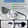 1 Pack TR90 Sports Reading Glasses for Men and Women, Blue Light Blocking Glasses with Lightweight Flexible Frame, Multifocal Reading Glasses for Sports Reading Work(Gray,1.5x) view 4