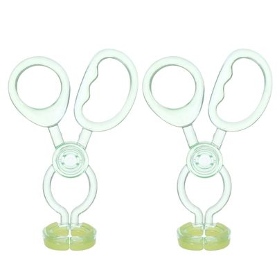 ERINGOGO 2pcs Contact Tool Lens Applicators Replaceable Lens Stick Replaceable Travel Use Light Green