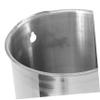 MUCKLILY Stainless Steel Hanging Bucket 1000ml Capacity Easy to Hold Ergonomic Metal Bucket for Home Cleaning and Health Care Use view 3