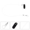 Abaodam Anti-Lost Strap with Black Clip, Protective Cord for Single or Double Ear Use, Suitable for and Elderly, Hanging Lanyard view 3