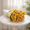 Get Well Gifts for Women, Sunflower Flower Bouquet Blanket Gift Basket, Encouraging Care Package for Her, Thank You & Thinking of You Gifts, Cozy Throw with Mug Candle Socks (Sunflower Bloom) view 3