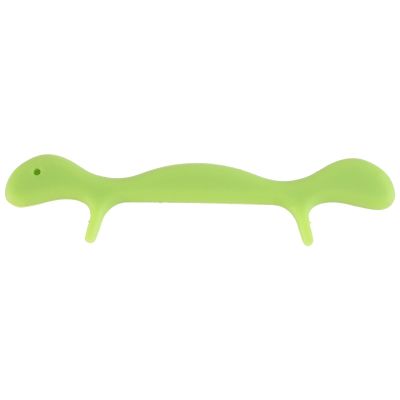 NOLITOY Silicone Smile Exerciser, Oral Training Tool for Speech Stutter and Pronunciation Practice, Compact and Easy to Carry, Green, for Girls and Women