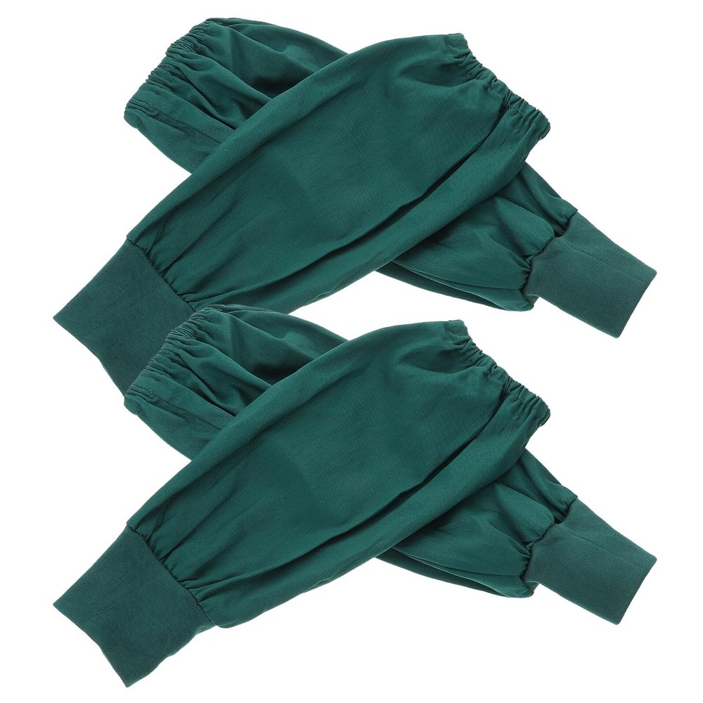 Alipis 2pairs Pure Cotton Arm Sleeves Safety Protective Oversleeves for Cleaning and Cooking Forearm Cover Protector Breathable for Women