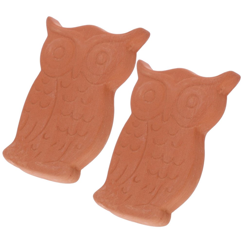 Ciieeo 2pcs Reusable Moisture Clay Owl Shaped Sugar Saver for Kitchen Storage Jars Baking Accessories