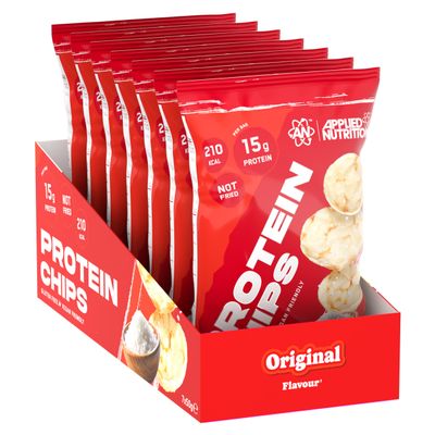 Applied Nutrition Protein Chips High-Protein Snack Best Gluten-Free & Vegan Option Crunchy Low-Fat Protein Boost (7 x 50g)