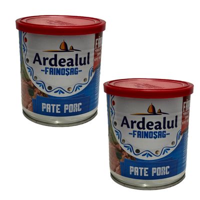 Ardealul Pate De Porc 300G Canned Food Minced Meat Product Of Romania Pack Of 2