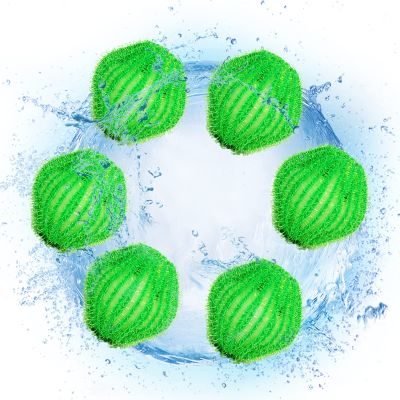 6PCS Hair Catcher Balls Laundry Lint Remover Anti-winding Washing Reusable for and Dryer Reduce Clogged Daily Use
