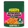 Feasts Spicy Mac & Cheese Pasta Ready Meal 250g & Classics Prosciutto Tortellini Pasta Ready Meal 250g, Vegetarian,Free From Artificial Colours,Flavours, Preservatives,2 Flavours,Pack Of 2 view 2