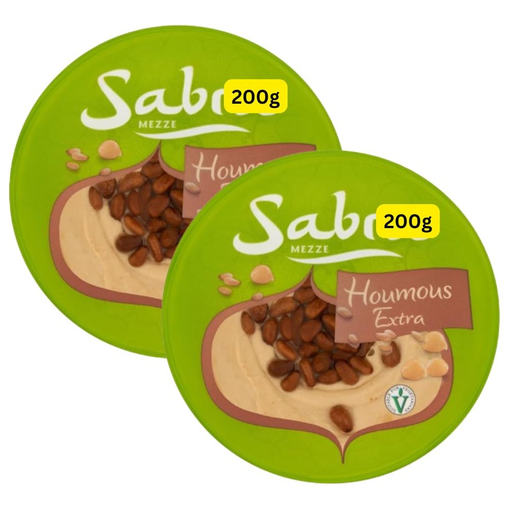 Authentic Houmous Extra with Pine Nut 200g (2x200g)