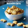 Abu Auf Fish Shaped Salted Biscuits - Baked Savoury Snack Biscuits, Lightly Salted Crunchy Treats for Kids and Family Snacking - 80g Each Pack, Box of 12 view 2