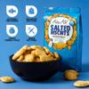 Abu Auf Fish Shaped Salted Biscuits - Baked Savoury Snack Biscuits, Lightly Salted Crunchy Treats for Kids and Family Snacking - 80g Each Pack, Box of 12 view 3