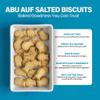 Abu Auf Fish Shaped Salted Biscuits - Baked Savoury Snack Biscuits, Lightly Salted Crunchy Treats for Kids and Family Snacking - 80g Each Pack, Box of 12 view 4
