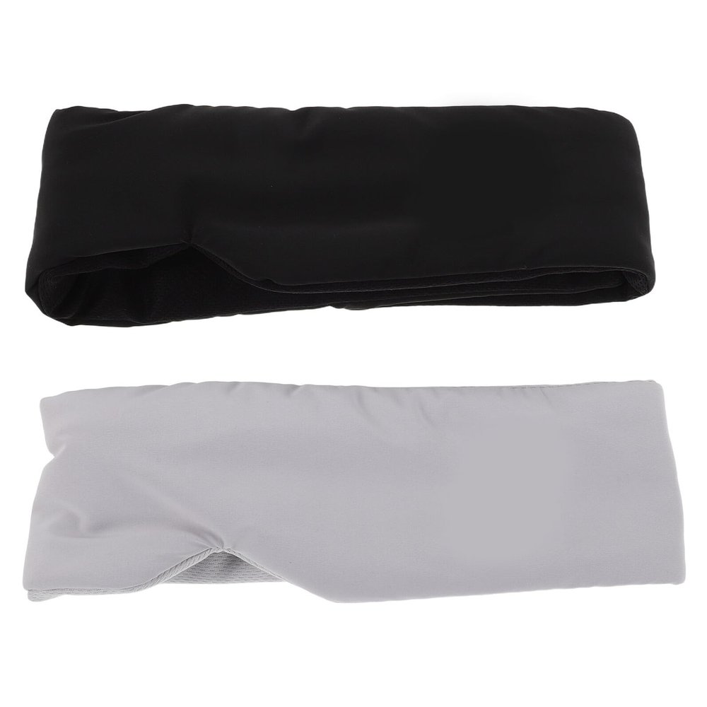 VICASKY 2pcs Sunscreen Eye Mask Double-sided Sleep Mask Comfortable Light Blocking Eye Shade Cover for Travel Nap and Night Sleep