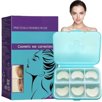 6PCS Cosmetic Ear Corrector,Ear Correctors,E/ar Tape & Ea/r Stickers,E/ar Straighteners & E/ars Cor/rectar Tool for Protruding E/ars,Silicone E/ar Sticker Cor/Rector,Ea/r Sticks to Stick Ea/rs Back