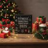PANGBOER Acrylic Fitness Themed Advent Calendar Transparency Design For Gym Enthusiasts Home Office Decoration view 4