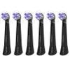6 Pack Toothbrush Heads for Oral B iO 10 9 8 7 6 5 4 3 Series Electric Toothbrush, Replacement Head, Tooth Brush Heads, Black view 1