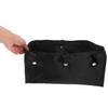 COLLBATH 2pcs Folding Walker Under Seat Bag Organizer for Seniors Storage Pouch with Multiple Compartments Black Walker Accessory Tote for Wheelchair Supplies view 4