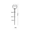 4 Style Men's Exquisite Metal Fitness Wand, Personal Strengthening Rod for Men-UKRM2601 (Style 1) view 2