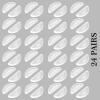 24 Pairs Glasses Nose Pads Silicone Anti-Slip Eyeglass Nose Pads Comfort Soft Cushion Stick On Nose Pads for Glasses Eyeglass Adhesive Nosepads Replacement for Sunglasses Eye Wear view 4