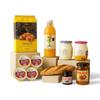 Sweet Morning Dolce Mattina Breakfast Hamper Luxury Breakfast Gift with Chocolate Croissants, Baguette, Artisan Yoghurts, Unsalted Butter, Fresh Orange Juice & Premium Preserves UK view 1