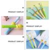 GLEAVI 4Pcs Cartoon Bristle Toothbrushes for Ages 2-10, Soft Bristles Tooth Cleaning Tool with Animal Design, Multi-Color Set for Childrens Oral Care view 3