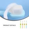 GLEAVI 4Pcs Cartoon Bristle Toothbrushes for Ages 2-10, Soft Bristles Tooth Cleaning Tool with Animal Design, Multi-Color Set for Childrens Oral Care view 4