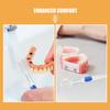 Didiseaon 6pcs Denture Cleaning Brush Double Sided Brush Travel for Adults Seniors Retainer Cleaning Gentle Oral Care view 3