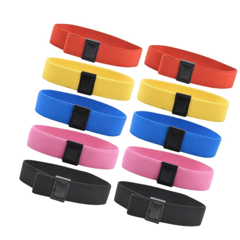 FOMIYES 10pcs Adjustable Elastic Lunch Box Straps with Nylon Cinch Bands for Bento Box Sealing, Book Fixing, and Outdoor Picnic Camping Use