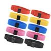 FOMIYES 10pcs Adjustable Elastic Lunch Box Straps with Nylon Cinch Bands for Bento Box Sealing, Book Fixing, and Outdoor Picnic Camping Use view 1