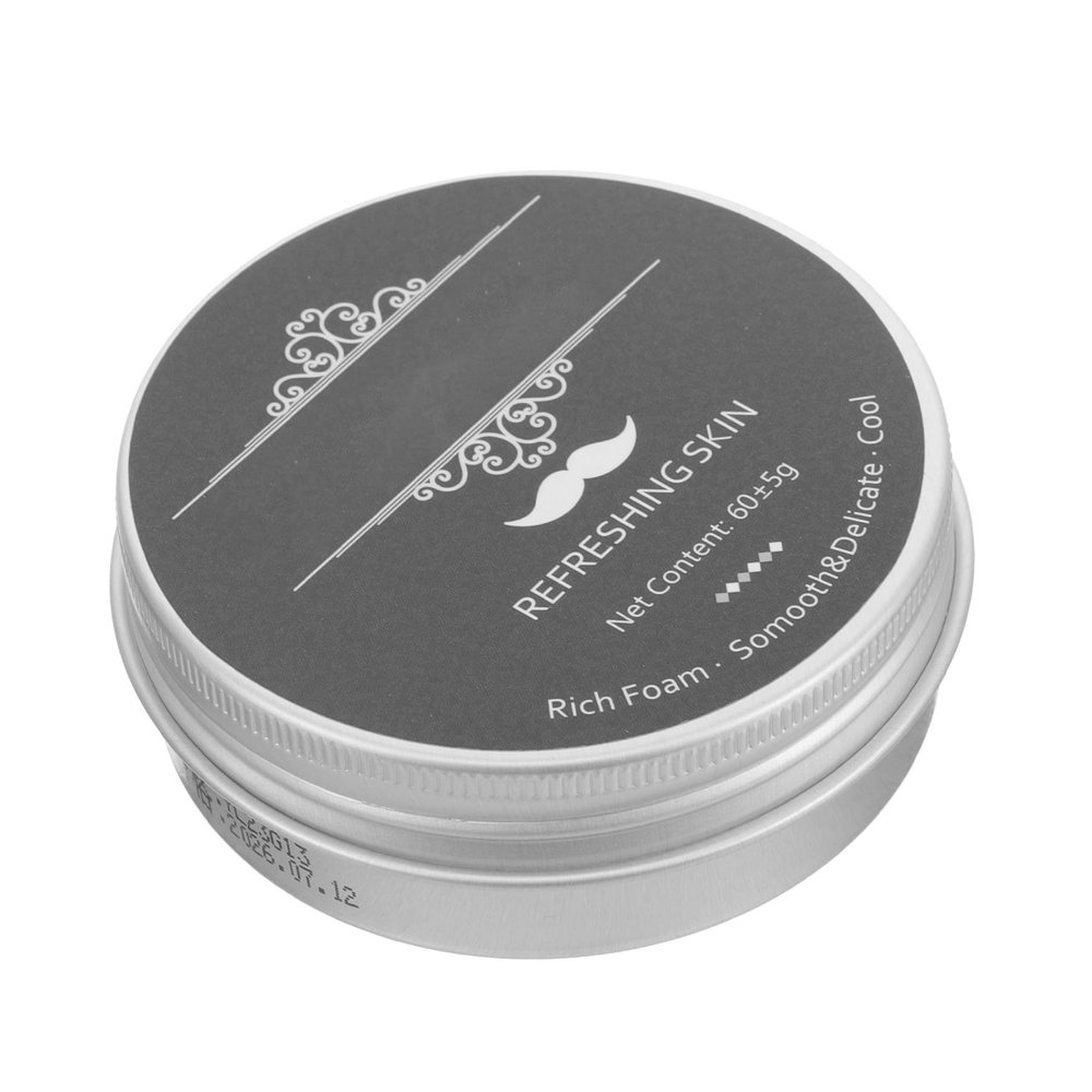 BESTYASH Men Shaving Soap Safe and Excellent Cleaning Effect with Peppermint and Essential Oil for Beard Portable Bar for Travel Use