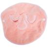 Anneome Coral Fleece Face Towel Mask with Three-Hole Adjustable Straps, Soft Skin-Friendly Facial Steaming Towel for Moisturizing and Hot Compress, Pink Detachable Face Care Cloth for Spa view 1