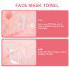 Anneome Coral Fleece Face Towel Mask with Three-Hole Adjustable Straps, Soft Skin-Friendly Facial Steaming Towel for Moisturizing and Hot Compress, Pink Detachable Face Care Cloth for Spa view 4