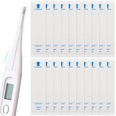 IMIKEYA 100Pcs Sensor Covers PE Protective Sleeve for Oral Underarm Temperature Measurement Hygienic Safe Use