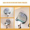 Beaupretty Suction Cup Holder 2pcs Waterproof Wall Mounted Stand for Bathroom and Rv Travel, Space-saving Stainless Steel Storage Rack for Mens Shaving Accessories view 3